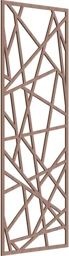 Vista 118 de Conway Paneles de pared decorativos de madera con calado, 9 3/8 pulgadas de ancho x 24 3/8 pulgadas de alto x 1/4 de alto, aliso