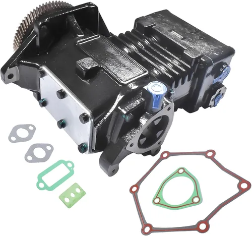 Vista 3 de Reemplazo del compresor de freno de aire para Detroit Diesel Series 60 12.7 2004 y anteriores 12.7 Motor T-UFLO 750 R23522122 23522123 5004188 109425