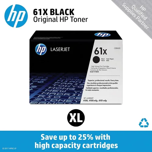 Vista 2 de HP 61X C8061X Cartucho de tóner Negro Alto rendimiento