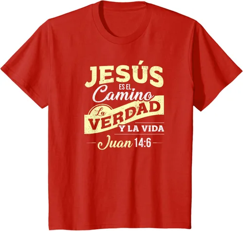 Vista 50 de Camisas de la Biblia de Jesus para los Cristianos Camiseta Española Negro