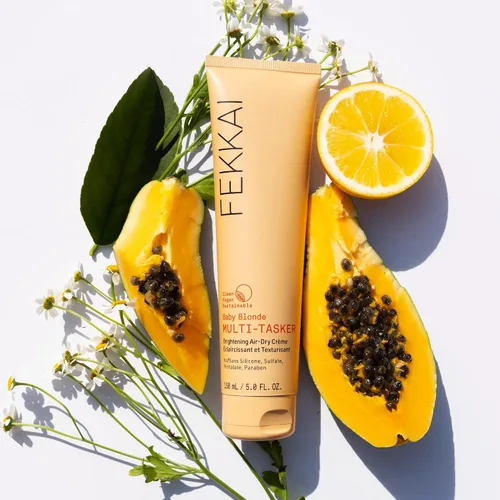 Vista 5 de Fekkai Baby Blonde Multi-Tasker - Crema iluminadora de secado al aire – 5 oz – Ilumina e hidrata el cabello – Grado de salón, compatible con EWG