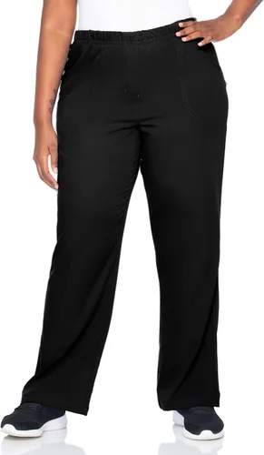 Vista 4 de Urbane Ultimate 9306 - Pantalones quirúrgicos elásticos de 2 bolsillos para mujer