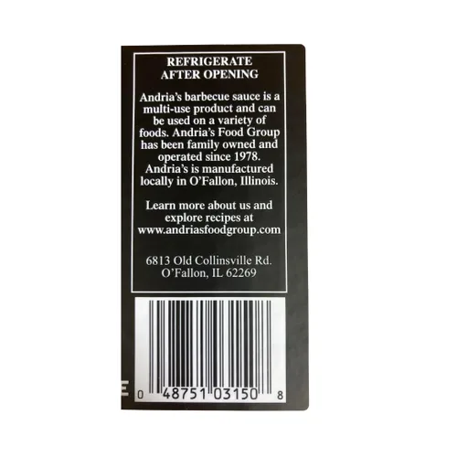 Vista 3 de Andria's Salsa de barbacoa - Botella de 15 oz - Paquete de 2 (15 onzas (paquete de 2))