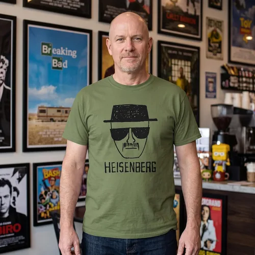 Vista 2 de The Goozler - Heisenberg Name - Camiseta de algodón para hombre Militar