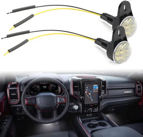 Vista 11 de Luces LED para alfombrilla interior y para salpicadero para Dodge Durango Nitro Ram 1500 2500 3500 1500 Classic LED Ensamblaje de lámpara