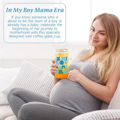 Vista 3 de iAOVUEBY Regalos para mamá y cesta de regalo para bebé, regalos de baby shower para futura mamá, regalos posparto para madres, paquete de cuidado