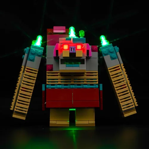 Vista 2 de VONADO Kit de luces LED para Lego Minecraft The Devourer Showdown 21257 (solo luces, sin modelos) Juego de iluminación creativa accesorios
