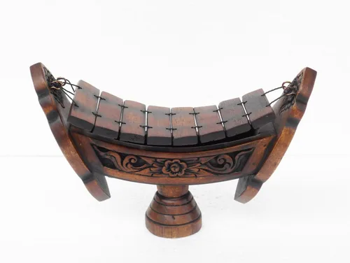 Vista 2 de Thai Teak Wood xilófono tradicional de madera de teca Teak Wood040, 8 láminas