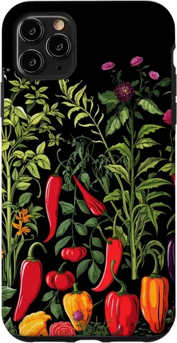 Vista 11 de iPhone 15 Chili Pepper Plants Chillis Garden - Funda de pimienta picante