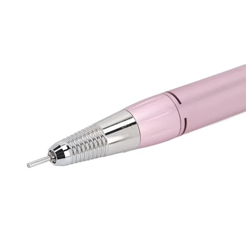 Vista 9 de Taladro de uñas de manicura, mango de máquina de taladro de uñas, mango de máquina de taladro de uñas, color rosa, ajustable, 0-3000 rpm, mango