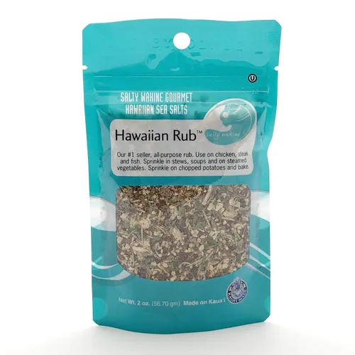 Vista 12 de Salty Wahine Gourmet Hawaiian Sea Salts, Lava negra, 4 onzas