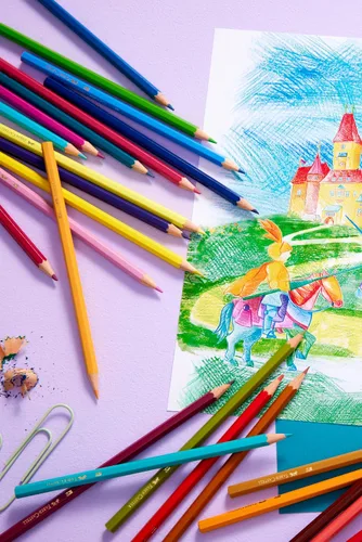 Vista 3 de Faber-Castell Castle 111260 - Juego de lápices de colores, 60 piezas, hexagonales, inastillables, para niños y adultos