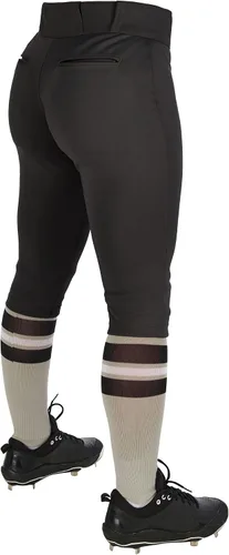 Vista 4 de Champro Girls' Tournament Traditional Low-Rise Softball Knicker Negro