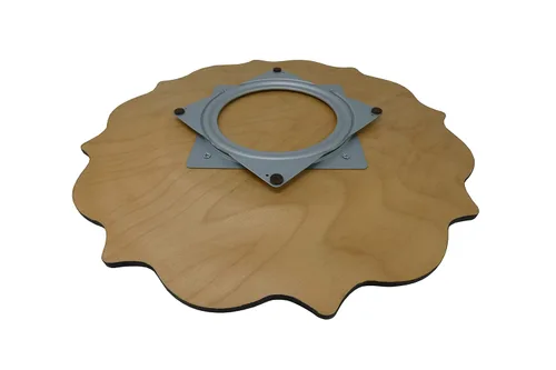 Vista 20 de Estructura de mesa giratoria de Shepherd Hardware, forma cuadrada, 3 pulgadas