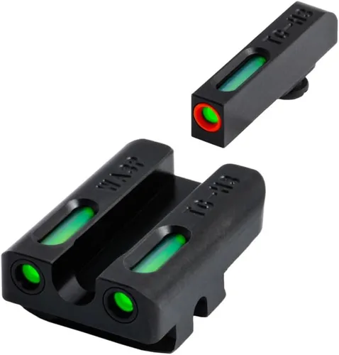 Vista 34 de Truglo TFX PRO - Mira de pistola, tritio brillante a prueba de golpes y vista nocturna de fibra óptica para pistolas, compacta, duradera y sin