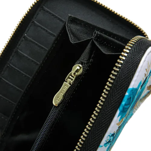 Vista 116 de Cartera de mano para mujer, estilo bohemio, con RFID, elegante, espaciosa con correa para viajes, capacidad para tarjetas, teléfono, dinero