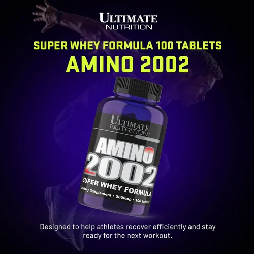 Vista 2 de Ultimate Nutrition Amino 2002 Super Whey Formula, Comprimidos