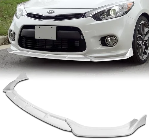 Vista 7 de 3 piezas ABS estilo STP parachoques delantero alerón divisor lateral kit de protección compatible con Kia Forte Koup 2DR Coupe 2014-2016, 2015