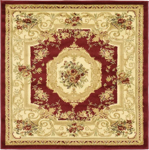 Vista 47 de Unique Loom Versailles Collection - Alfombra tradicional clásica con motivo floral, colección Versailles