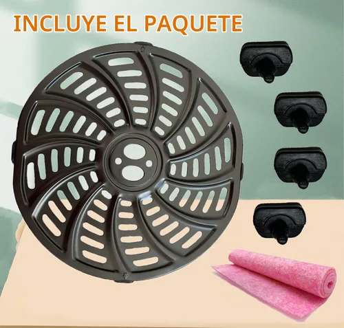Vista 7 de Bandeja para freidora de aire de 5 cuartos para freidora de aire Gourmia GAF556 GAF566 GAF536, freidora de aire premium, rejilla para freidora