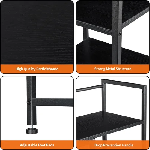 Vista 7 de Snughome Estante de Escritorio, Gabinete de Escritorio de 38.6" para Monitor de Computadora, Estante Organizador de Escritorio, Estante