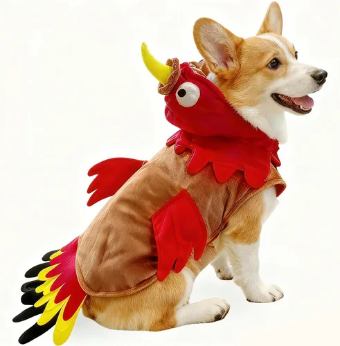 Vista 7 de T2Y - Disfraz de vaquero para perro, disfraz de Halloween para perros