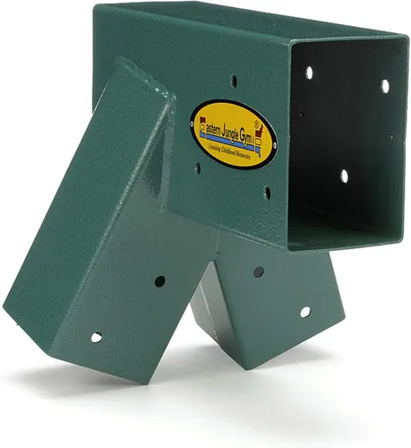 Vista 19 de Eastern Jungle Gym Easy 1-2-3 A-Frame - Soporte para columpio, color verde