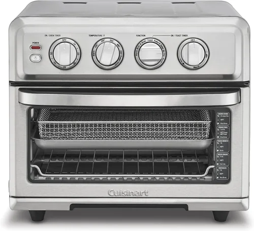 Vista 7 de Cuisinart Horno Tostador Freidora de Aire con Parrilla, 1800W Horno Freidora de Aire 8 en 1 con Opciones de Hornear, Hornear por Convección