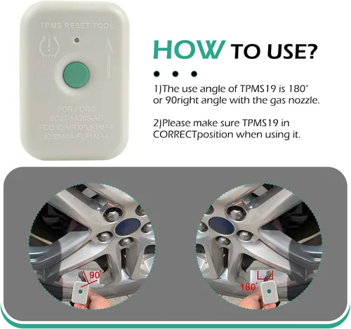 Vista 5 de Herramienta TPMS, herramienta de programación de sensor de monitoreo de presión de neumáticos, repuesto de instrumento de reinicio de presión