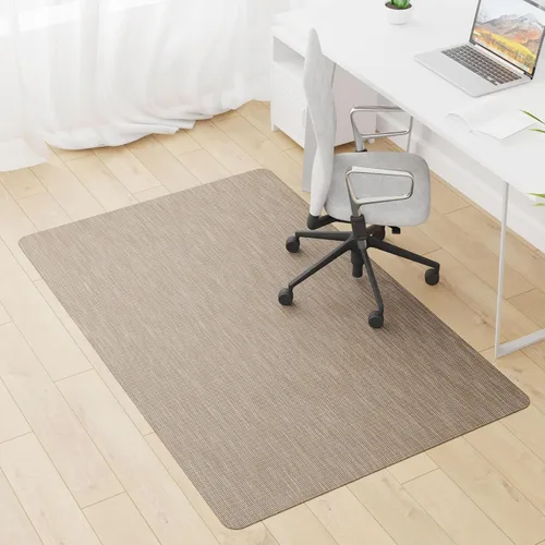 Vista 10 de Tapete para Silla de Oficina para Piso de Madera Dura, 48" x 30" Tapete de Vinilo Transparente para Silla de Escritorio Protector de Piso para Silla