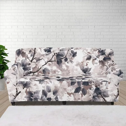 Vista 58 de ZOUTAIRONG Fundas elásticas para sofá con estampado de ramas de camuflaje 3D para sofá, funda para muebles de un solo cojín, decoración del hogar u