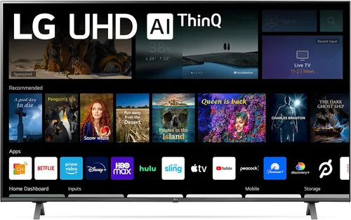 Vista 7 de LG Smart TV Class UQ9000 de 55 pulgadas con Alexa incorporado 4K (3840 x 2160), frecuencia de actualización de 60 Hz, 4K alimentado por IA