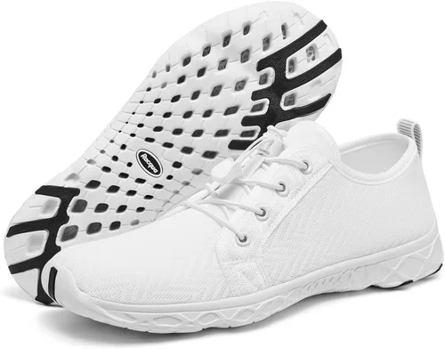 Vista 5 de Racqua Zapatos de agua de malla transpirable para mujeres y hombres