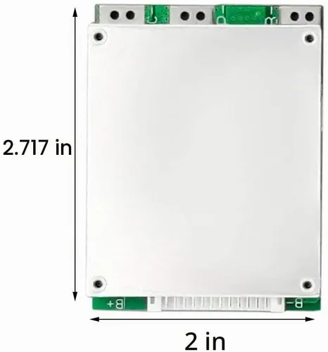 Vista 2 de 13S 48V 35A PCB BMS Placa de Protección de Cargador de Batería de Litio Li-ion Lipo Módulo de Celda con Balance para Paquete de Celdas de Batería