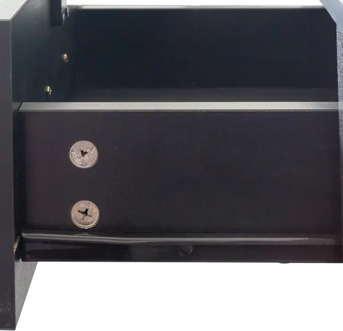 Vista 3 de Estación de peluquería para estilista, peluquería de madera, equipo de belleza, spa, tocador de maquillaje con soportes para electrodomésticos