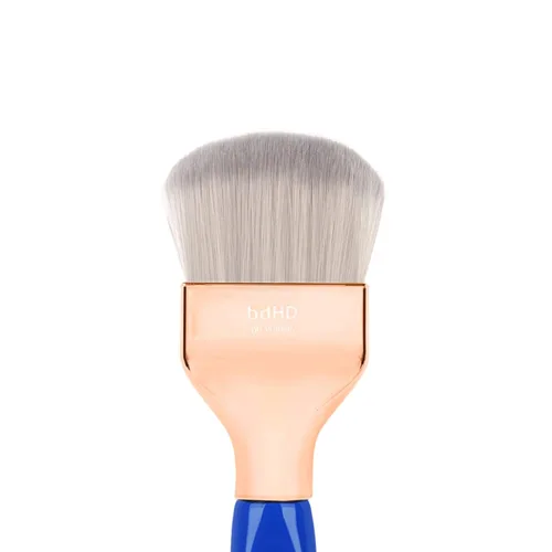Vista 6 de Bdellium Tools Brocha de maquillaje profesional – Golden Triangle 972 Batidora de doble cúpula redonda – con todas las fibras sintéticas veganas