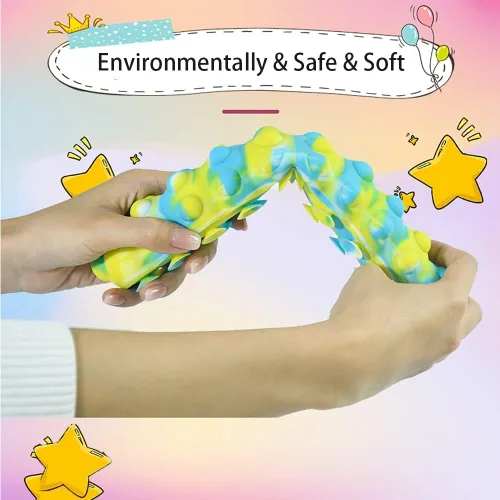 Vista 3 de Juguete Fidget Pop de Succión, Juguetes para Relajarse y Aliviar la Presión, Juguetes Sensoriales Popper Anti-Presión de Compresión 3D para Niños