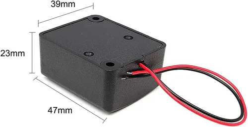 Vista 3 de Shanghj 6 juegos 110dB electrónica mini sirena piezoeléctrica DC 12V seguro antirrobo de alto decibelio alarma de zumbador activo con 9V clip