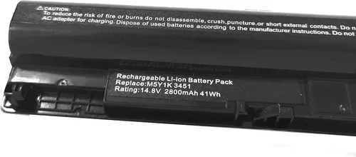 Vista 2 de Reemplazo de batería de 14.8V 40wh M5Y1K 1KFH3 WKRJ2 GXVJ3 para Dell Inspiron 14 15 3000 3451 3551 5458 5558 5758 5555 5551 3458 3558