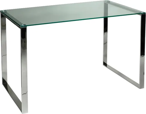 Vista 11 de Cortesi Home Remi - Mesa consola de cristal contemporánea con acabado cromado