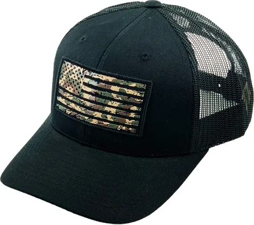 Vista 225 de KBETHOS Tactical Operator Collection USA Fishing Mesh Ballcap Flag Patch America Outdoors Trucker Baseball Cap
