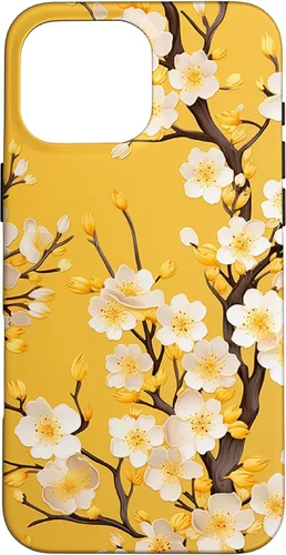 Vista 19 de Yellow Cherry Blossom Case for iPhone 17