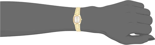Vista 4 de Casio LTP1169N-7A - Reloj de cuarzo para mujer (acero inoxidable), esfera plateada