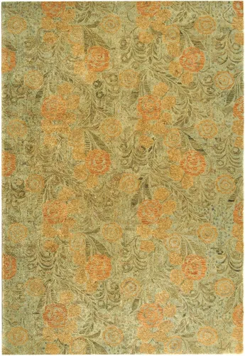 Vista 3 de MARTHA STEWART x SAFAVIEH MSR3014A - Alfombra de lana hecha a mano para sala de estar, comedor y dormitorio, 7 pies 9 pulgadas x 9 pies 9 pulgadas