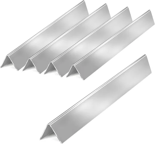 Vista 8 de GasSaf Barras aromatizantes de 17.5 pulgadas para Weber Genesis 300 E310 E20 E330, barras aromatizantes 7620 7621 para parrillas Weber Genesis 300