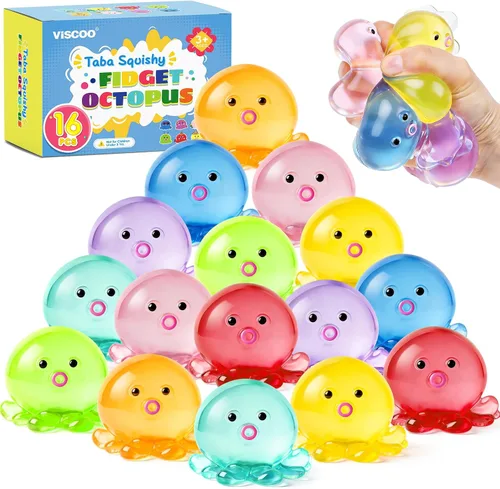 Vista 11 de VISCOO 32 Pcs Stress Cube, Slow Rising Squishy, Cube Stress Balls 32p-cubes 8