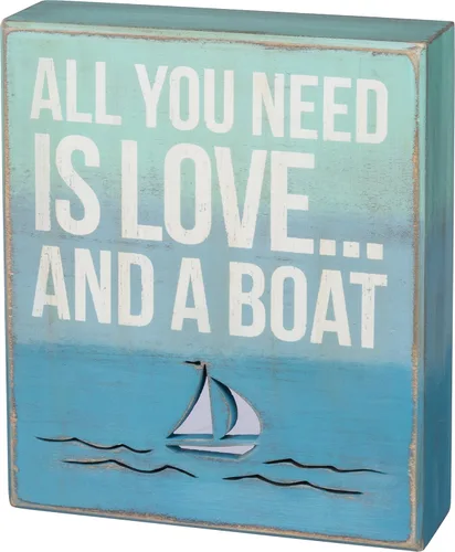 Vista 17 de Primitives by Kathy cartel con frase "I Love You to The Beach and Back