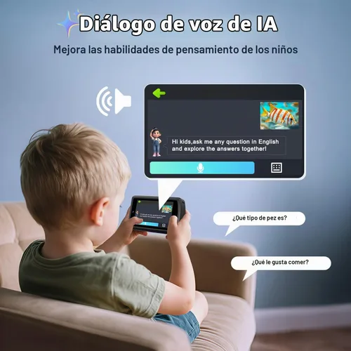 Vista 4 de Cámara digital AI, cámaras WiFi para fotografía con reconocimiento de objetos, cámara digital compacta de apuntar y disparar con doble lente, flash