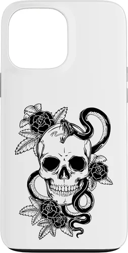 Vista 24 de Gothic Flower Skull Snake Roses Case for iPhone 16
