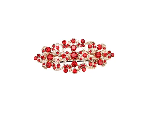 Vista 24 de Faship Precioso pasador floral de cristal AB Rhinestone